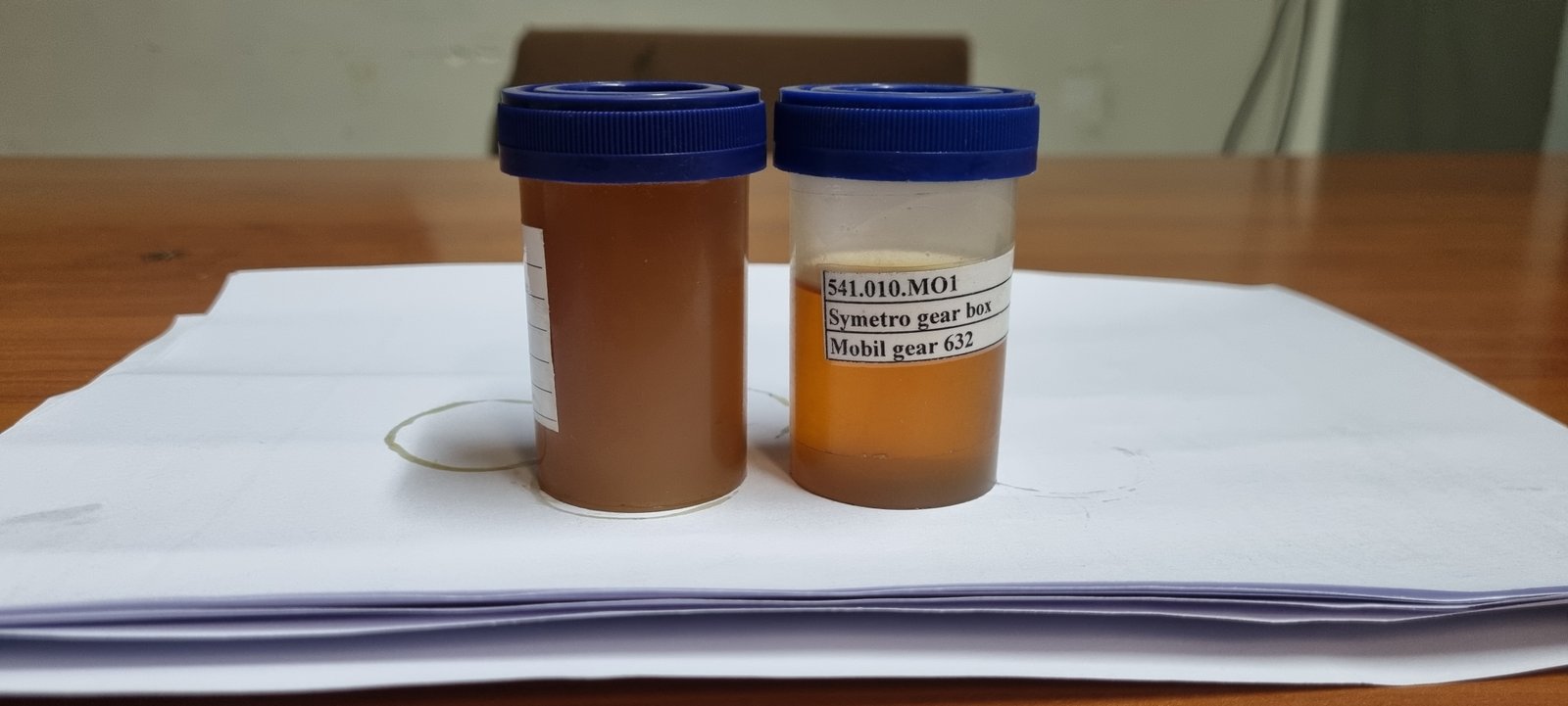 Oil Sample Symetro Gear Box